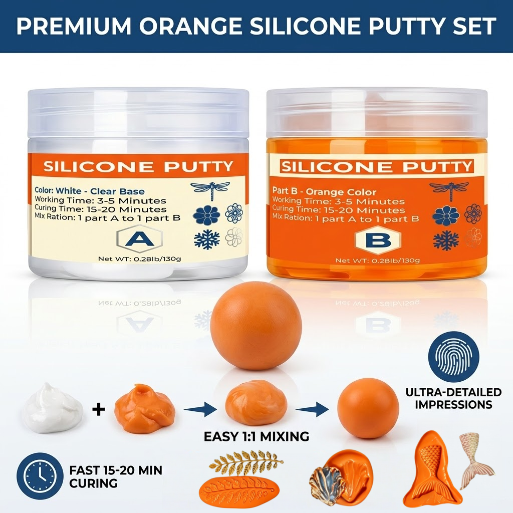 Art Craft Model - 260g/120g Silicone Putty DIY Crafting Set