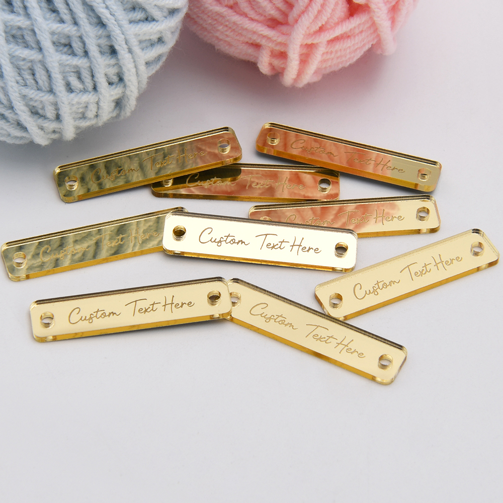 Art Craft Mirror - Custom Laser Engraved Mirror Acrylic Tags