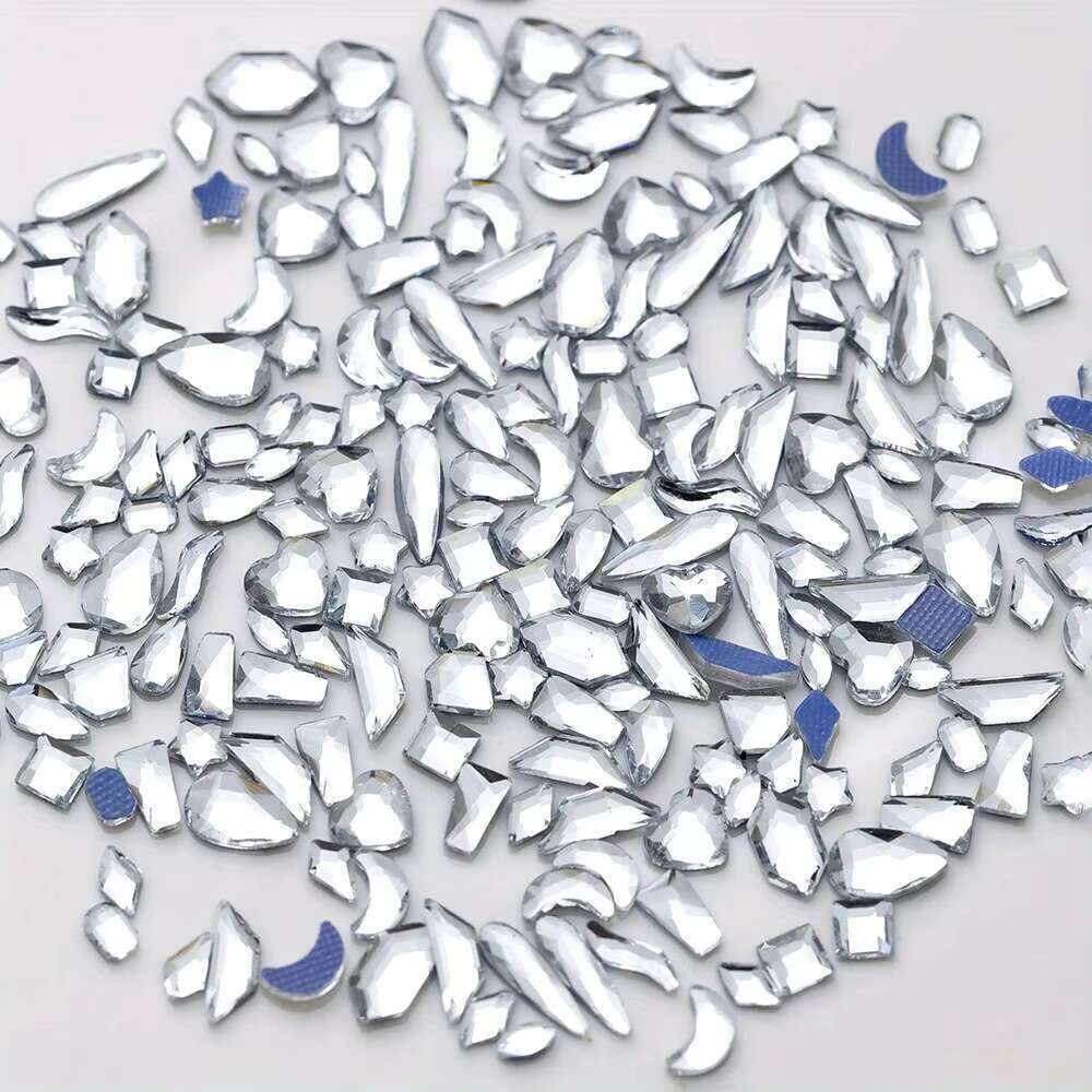 Art Craft Mirror - Top Quality 100Pcs Mix Shape Glass