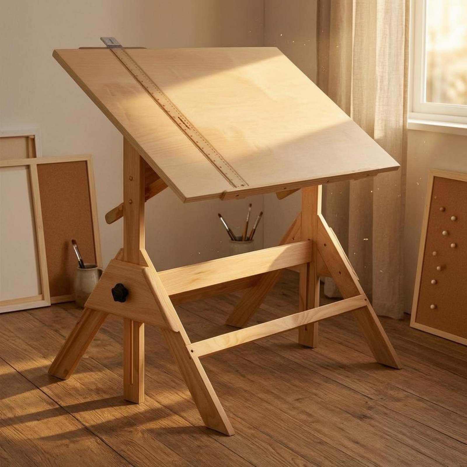 Art & Craft Paper Ideas For Kids - Adjustable Drafting Table L-Shaped Drafting Ruler