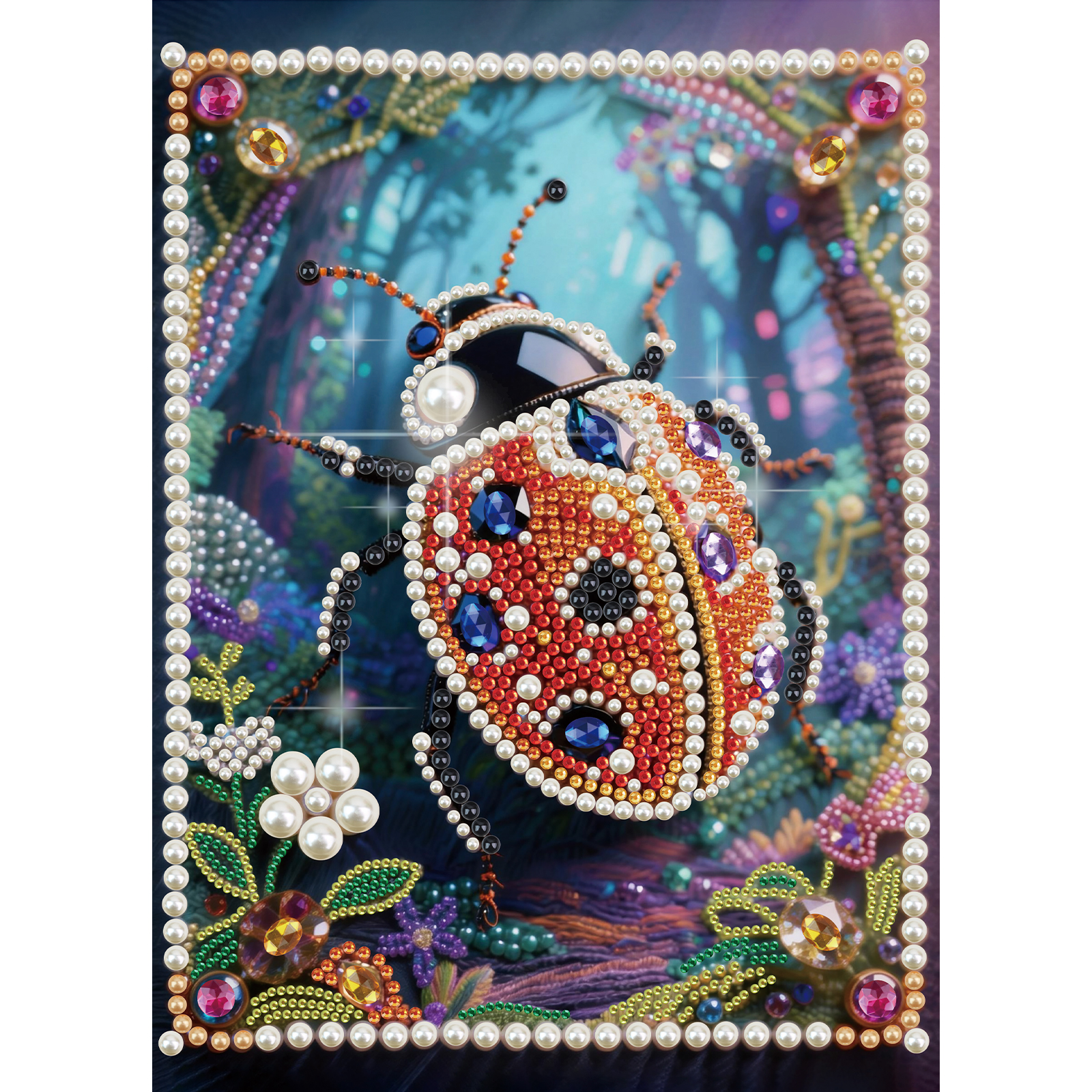 Art Craft Ladybug - DIY Pearl Diamond Art Painting kits,ladybug