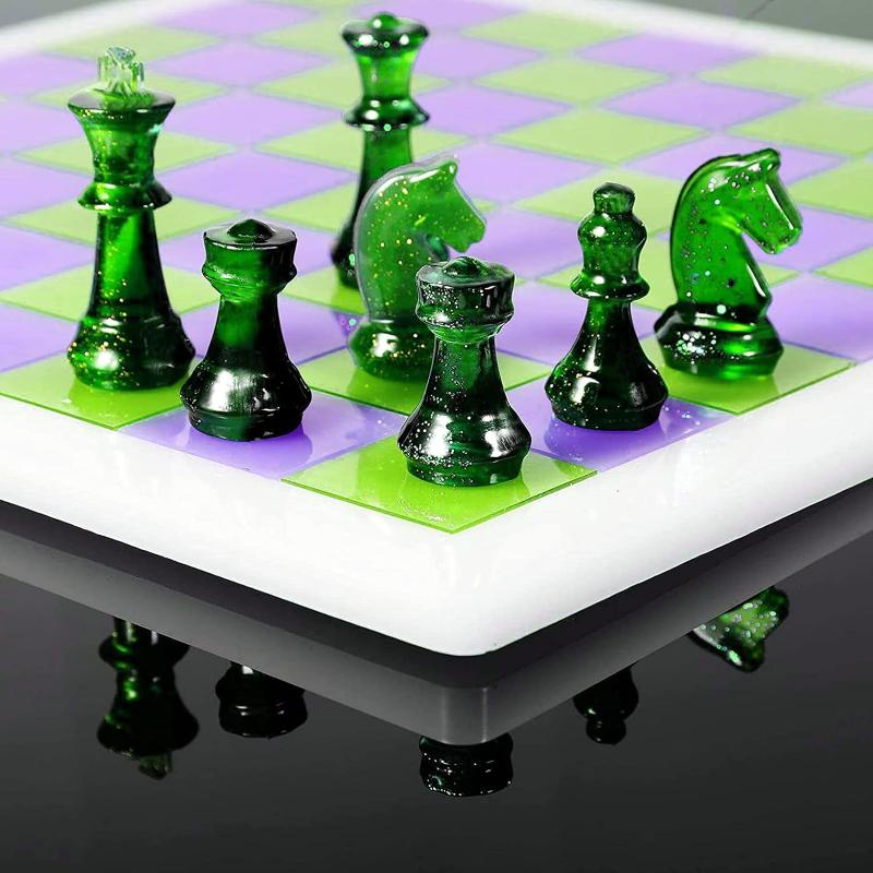 Resin Chess Set Mold With Ches - đánh giá và giá Art Craft Model