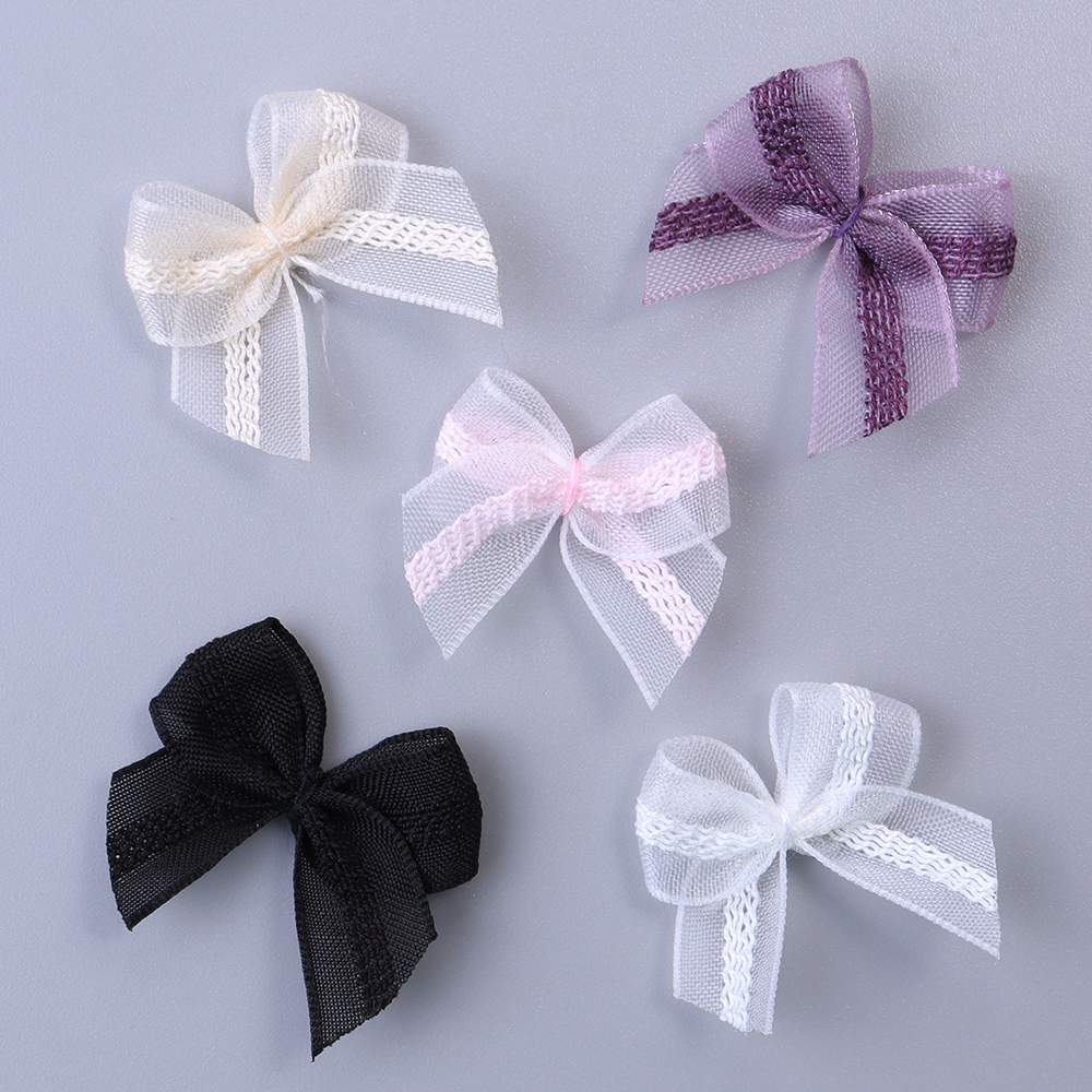 30pcs 2.5x2.5cm Mesh Ribbon Bo - đánh giá và giá Art Craft Decoration