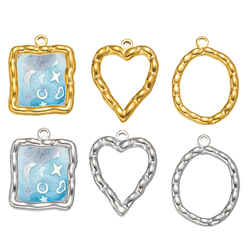 5pcs Stainless Steel Heart Rou - đánh giá và giá Art Craft Decoration
