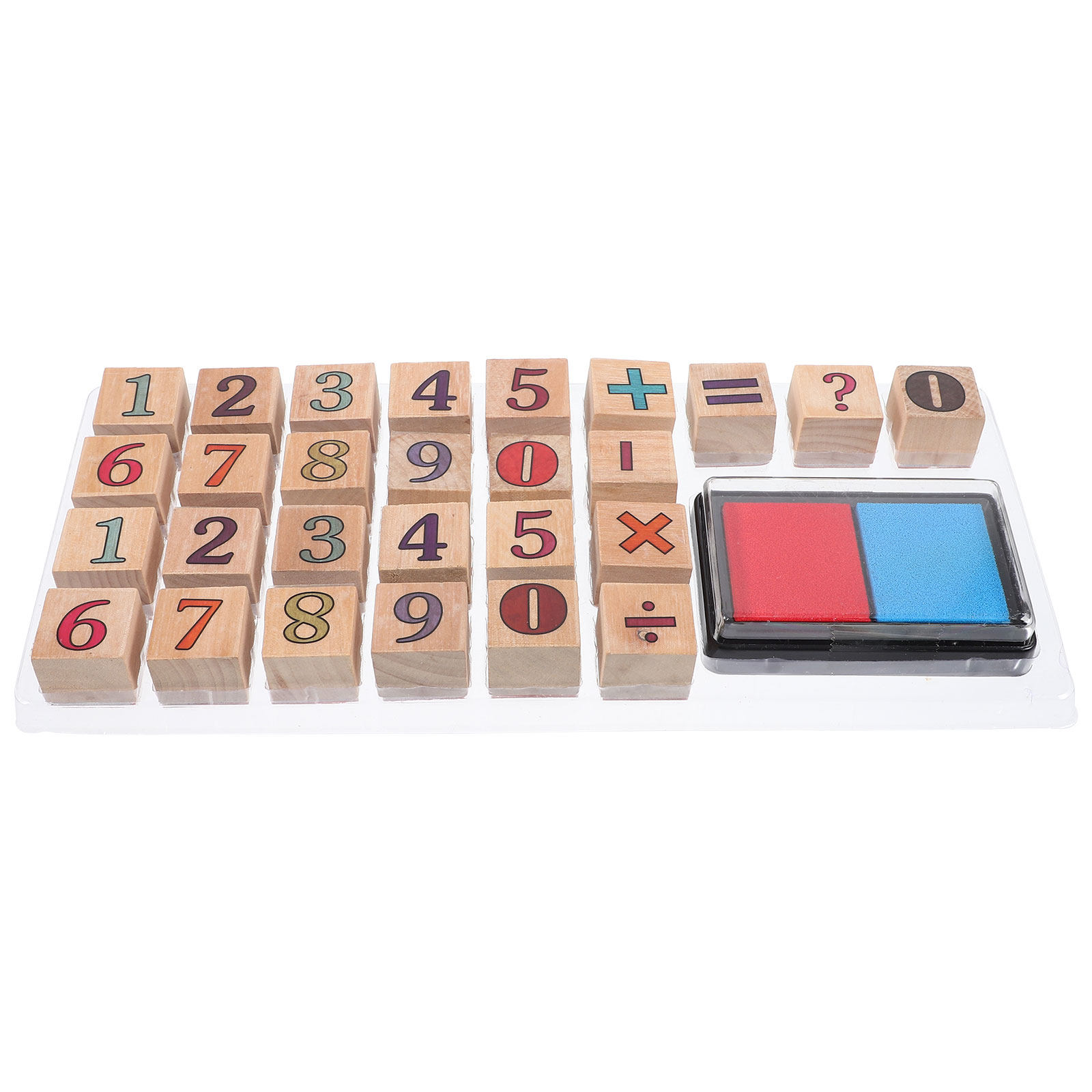 1Set Wooden Learning Stampers  - đánh giá và giá Art And Craft Numbers