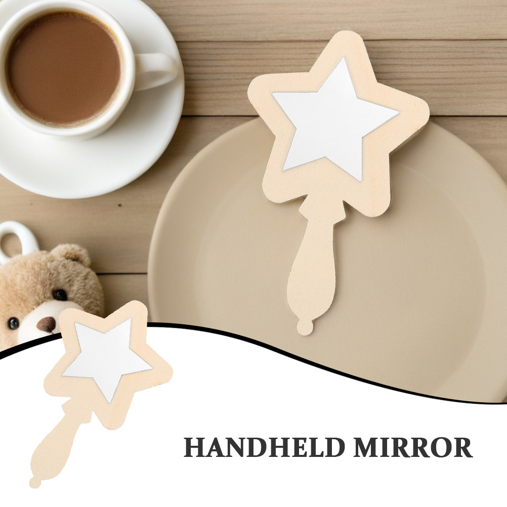 20Pcs DIY Wooden Mirror Craft  - đánh giá và giá Art Craft Ideas For Kids