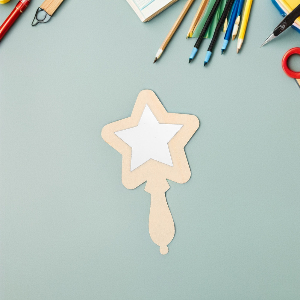 20Pcs DIY Wooden Mirror Craft  - đánh giá và giá Art Craft Ideas For Kids