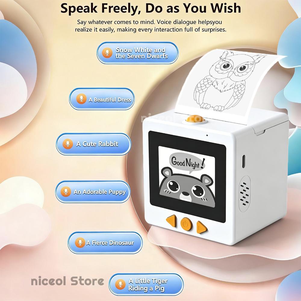 Portable AI Sticker Maker Box  - đánh giá và giá Art Craft Ai