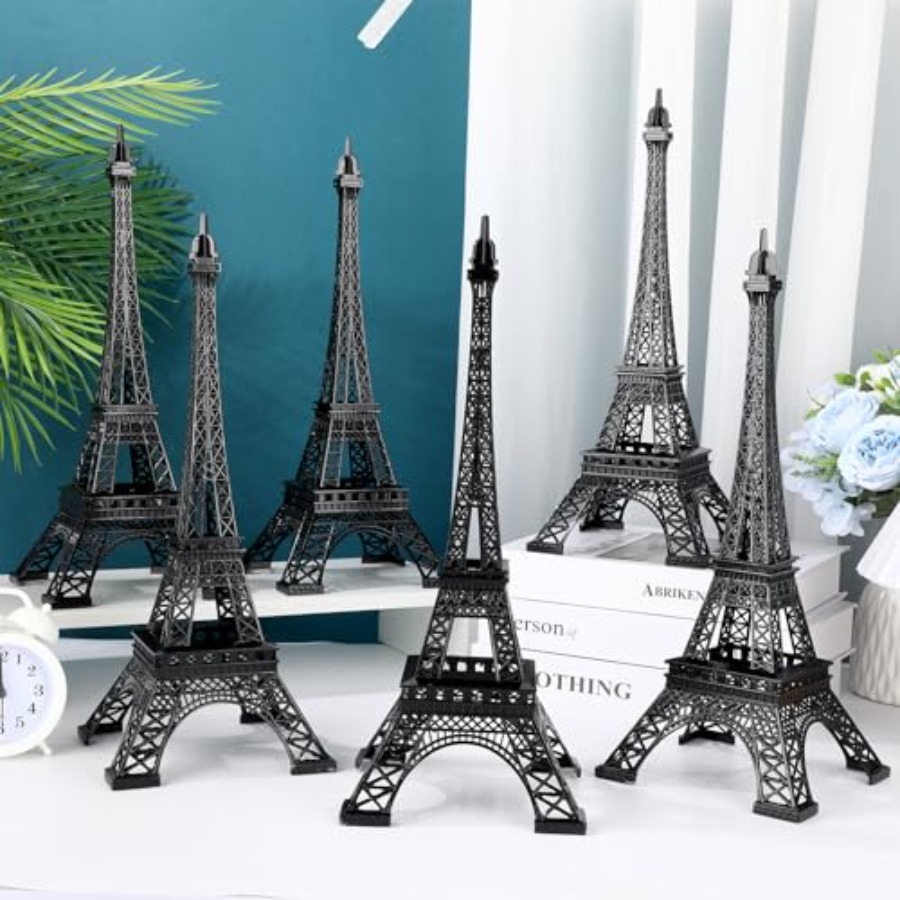 6 Pcs 15'' Eiffel Tower Statue - đánh giá và giá Art Craft Decoration