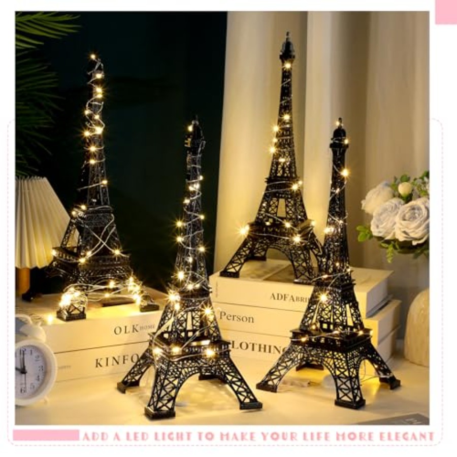 6 Pcs 15'' Eiffel Tower Statue - đánh giá và giá Art Craft Decoration