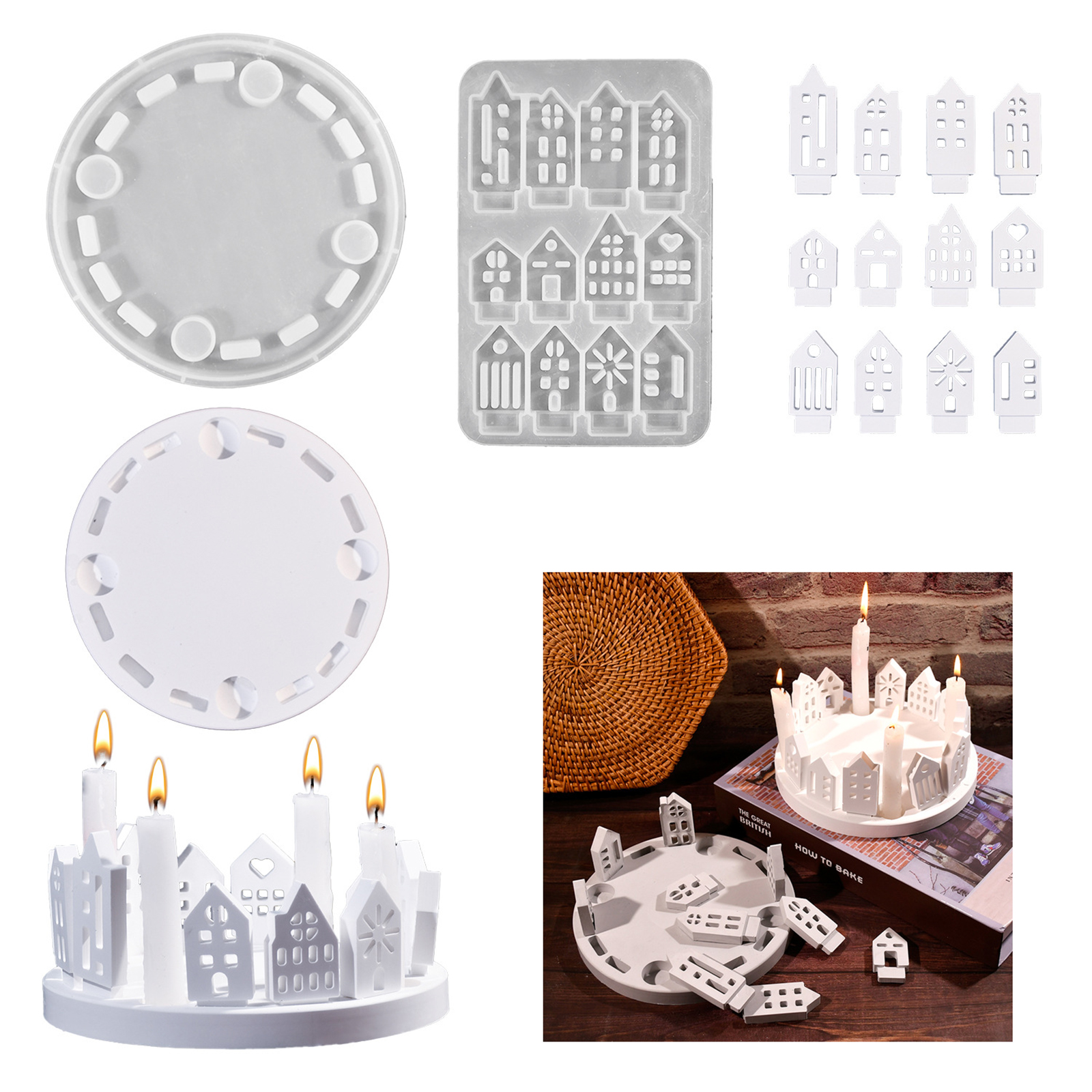 Hollow House Rabbit Candle Hol - đánh giá và giá Art Craft Easter