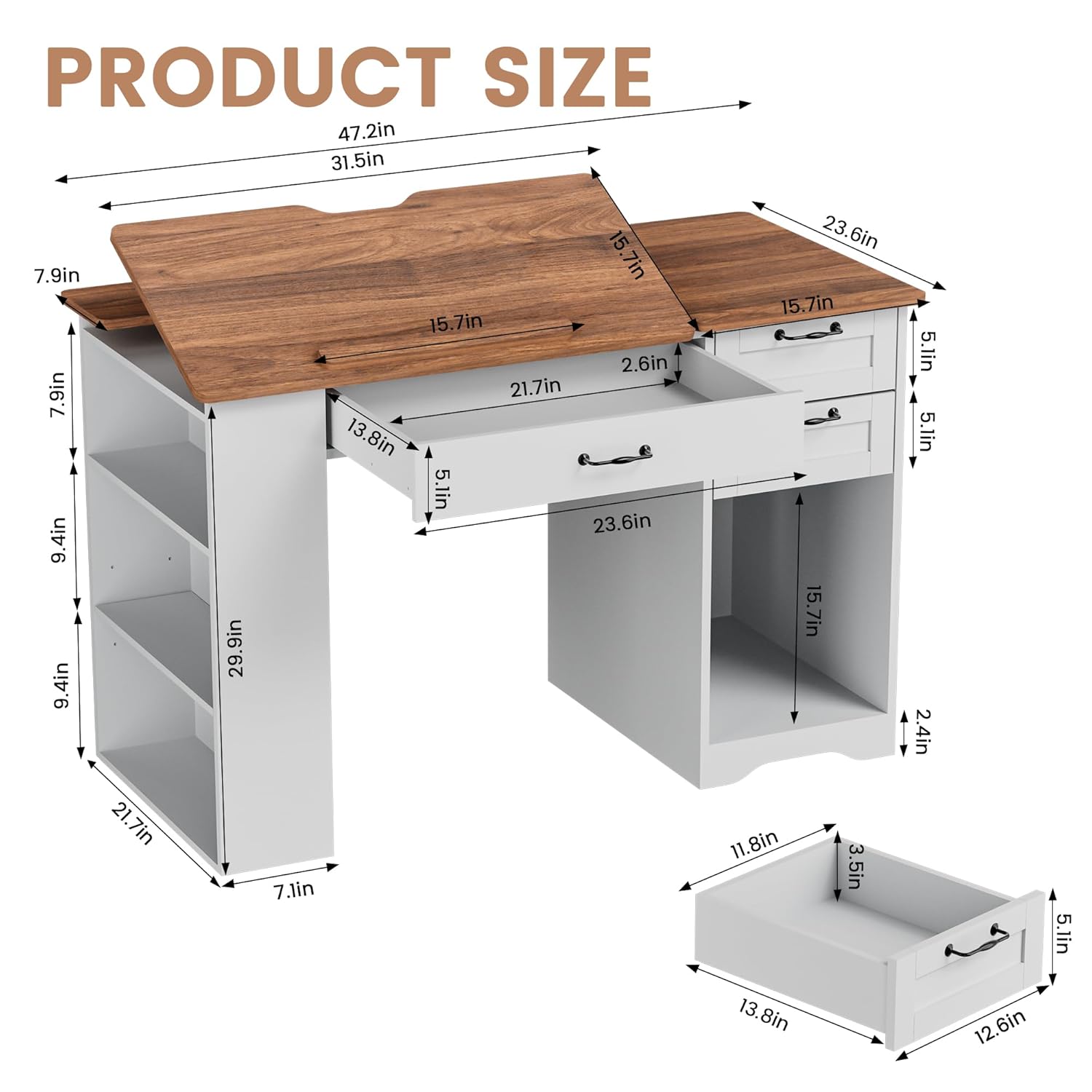 Drafting Table with Storage Ca - đánh giá và giá Art & Craft Paper Ideas For Kids