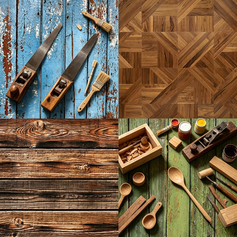24 Sheets Wooden Texture Craft - đánh giá và giá Art Craft Background