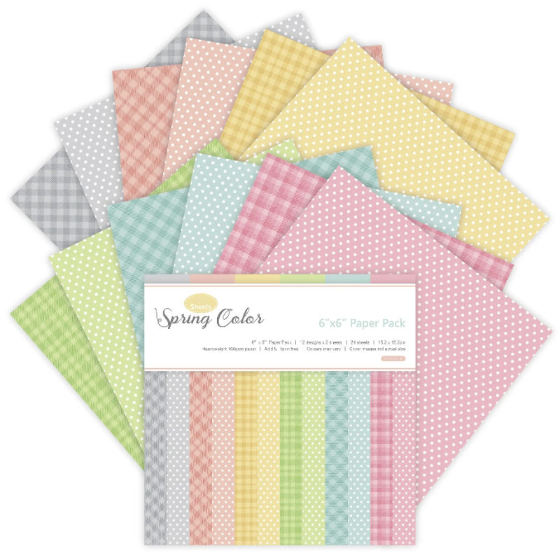 12 Sheets Spring Colors Craft  - đánh giá và giá Art Craft Background