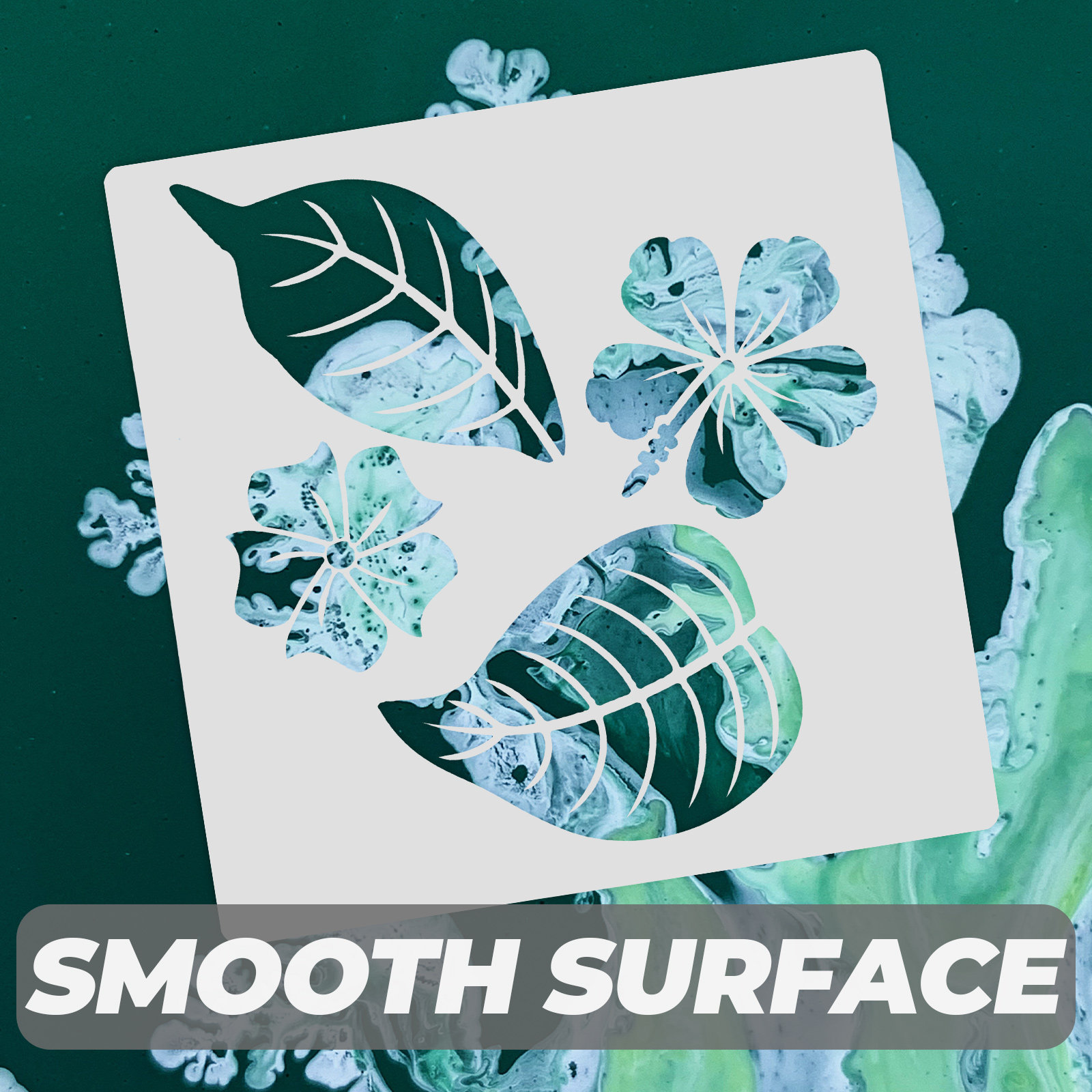 9Pcs Tropical Leaf Stencils Re - đánh giá và giá Art Craft Furniture