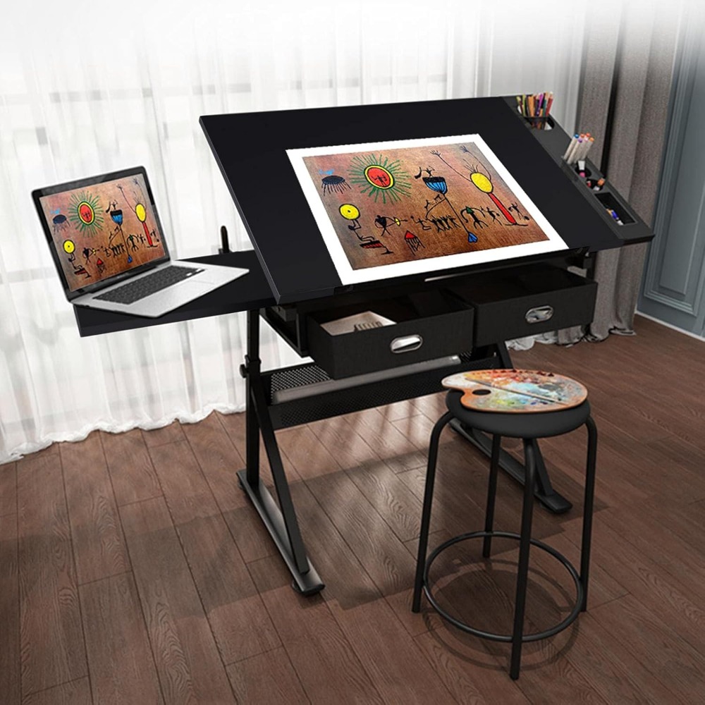Art Craft Table with Adjustabl - đánh giá và giá Art & Craft Paper Ideas For Kids