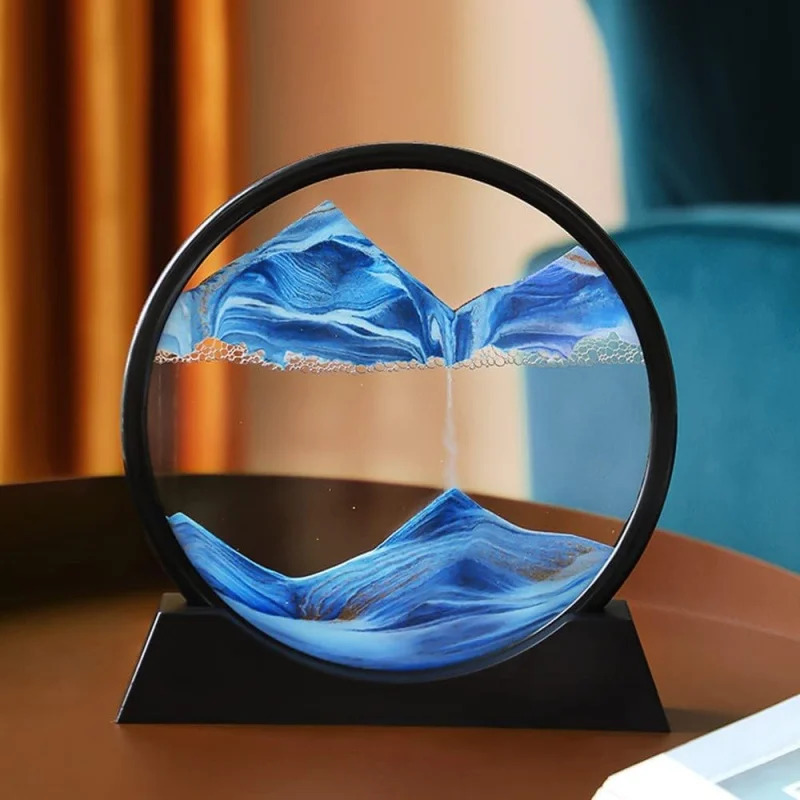 3D Hourglass Quicksand Moving  - đánh giá và giá Art Craft Mirror