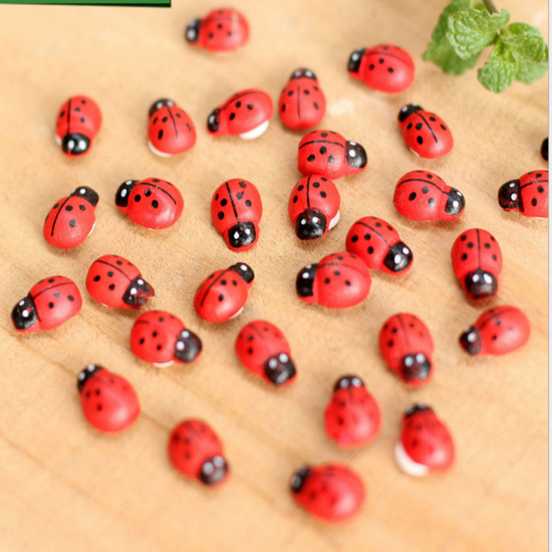 100pcs Self-adhesive Mini Refr - đánh giá và giá Art Craft Ladybug