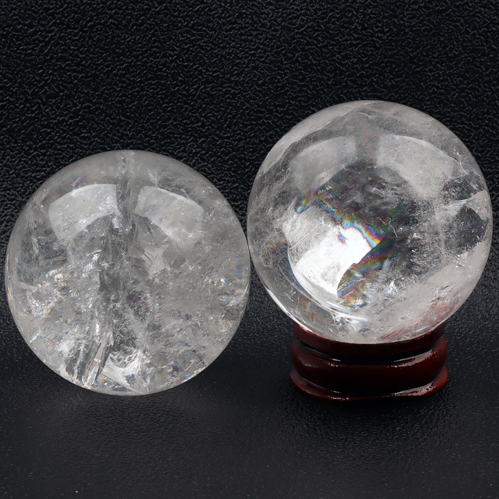 45 Mm A+ Rock Quartz Ball Hand - đánh giá và giá Art Craft Easter
