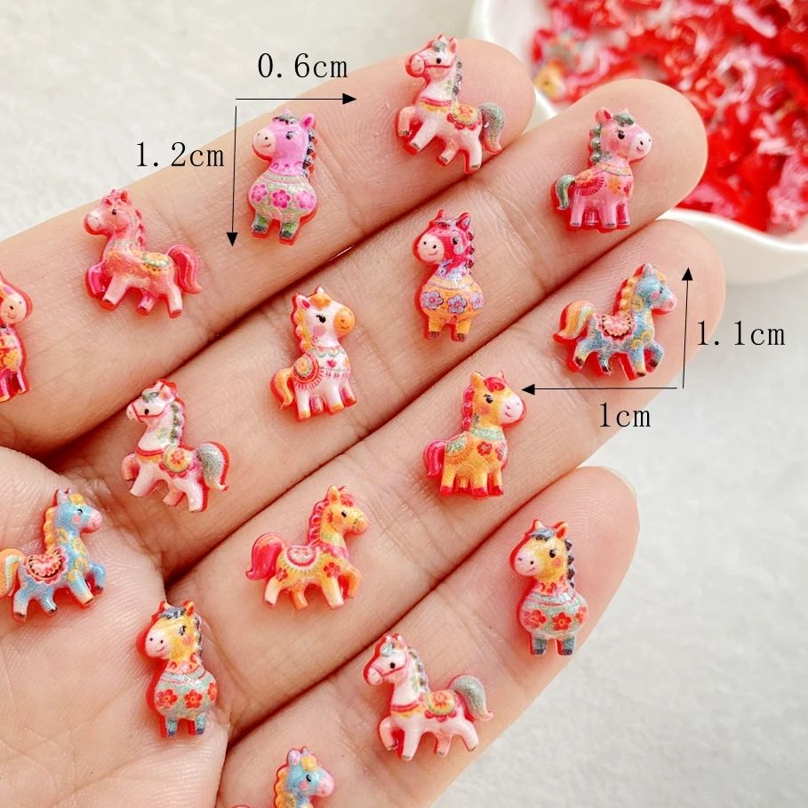 50pcs Resin Cute Mini Red Anim - đánh giá và giá Art Craft Easter
