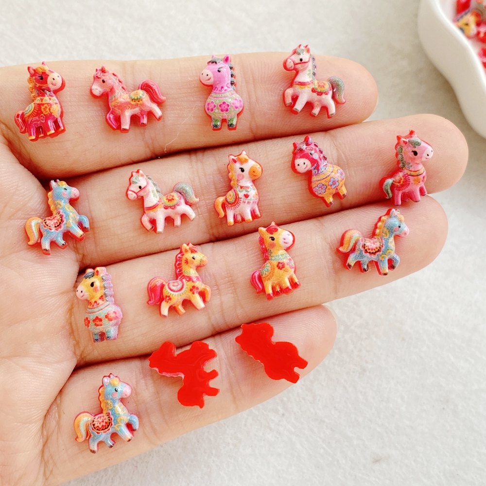 50pcs Resin Cute Mini Red Anim - đánh giá và giá Art Craft Easter