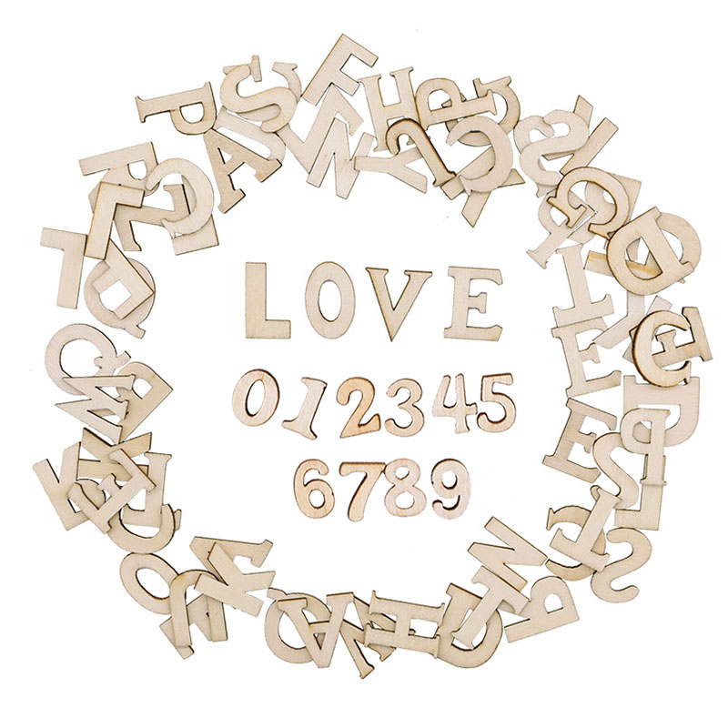 100pcs Wood English Alphabet D - đánh giá và giá Art And Craft Numbers