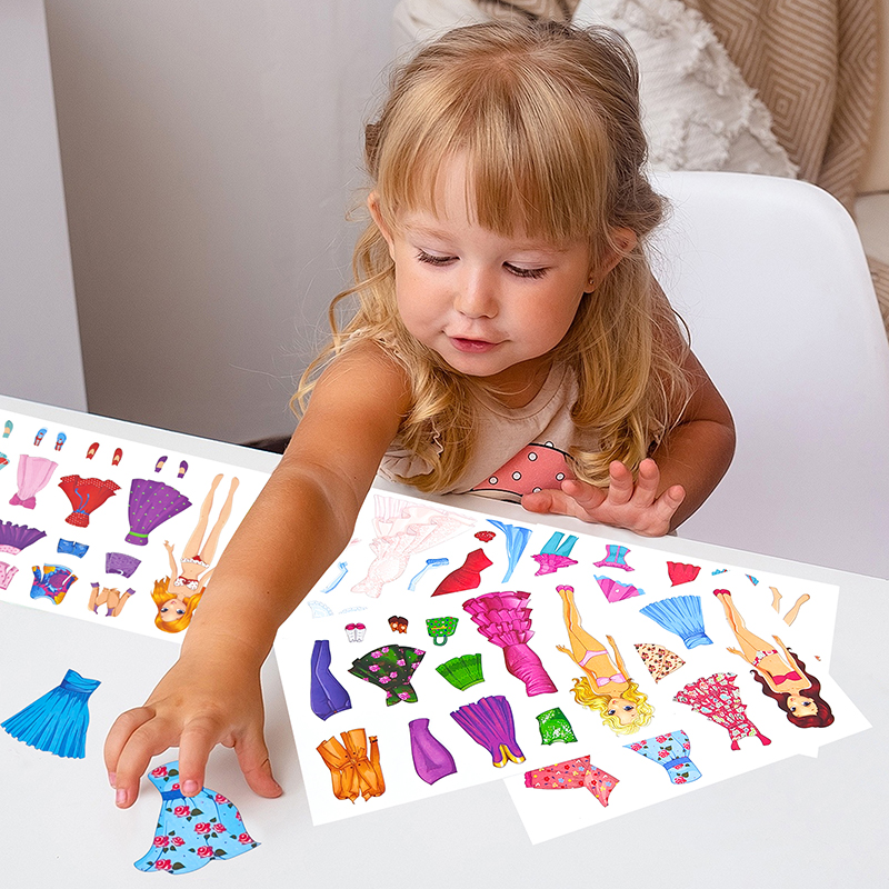 Dress Up Stickers Make Your Ow - đánh giá và giá Art Craft For 3 Year Old