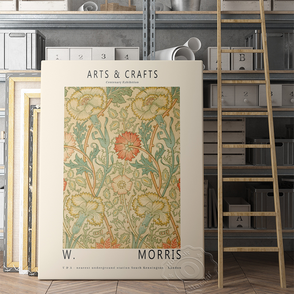 William Morris Exhibition Post - đánh giá và giá Art Craft Museum