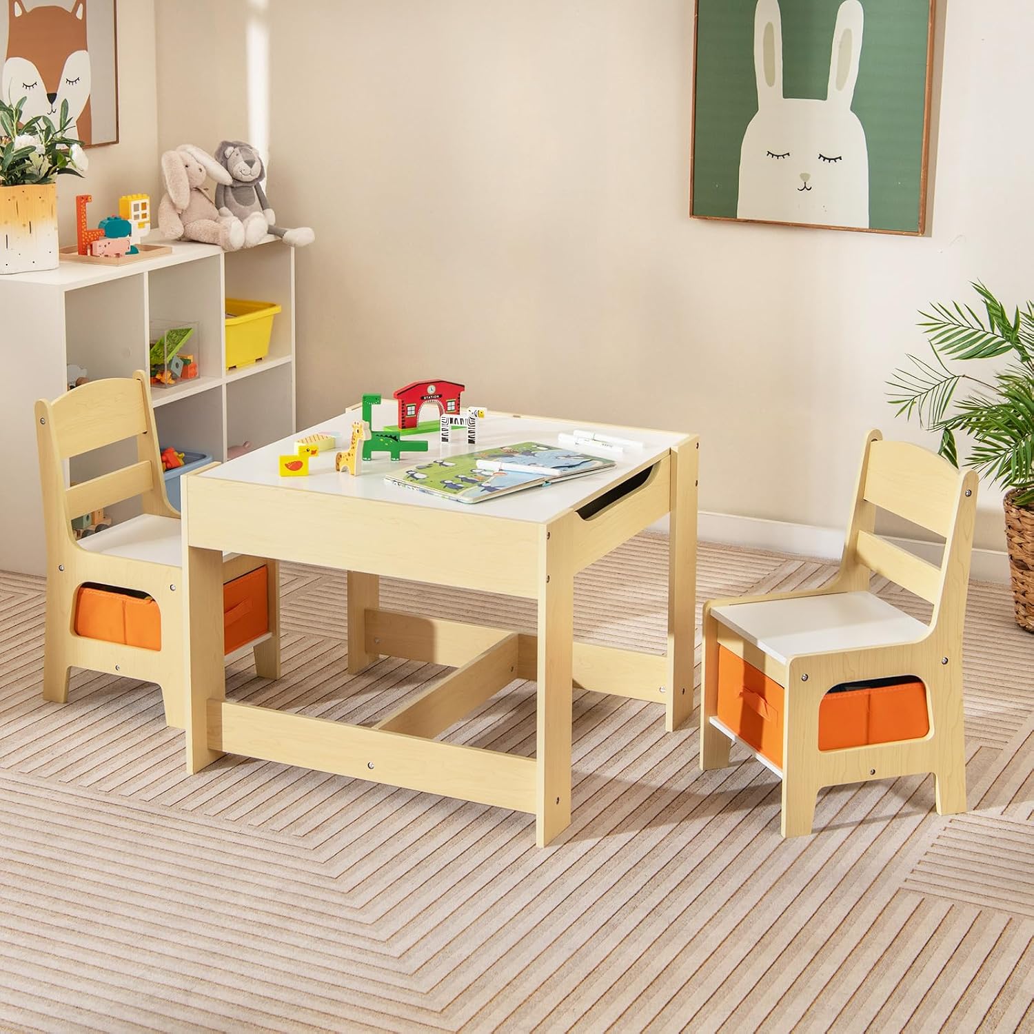 Kids Table and Chair Set, 3 in - đánh giá và giá Art Craft Furniture
