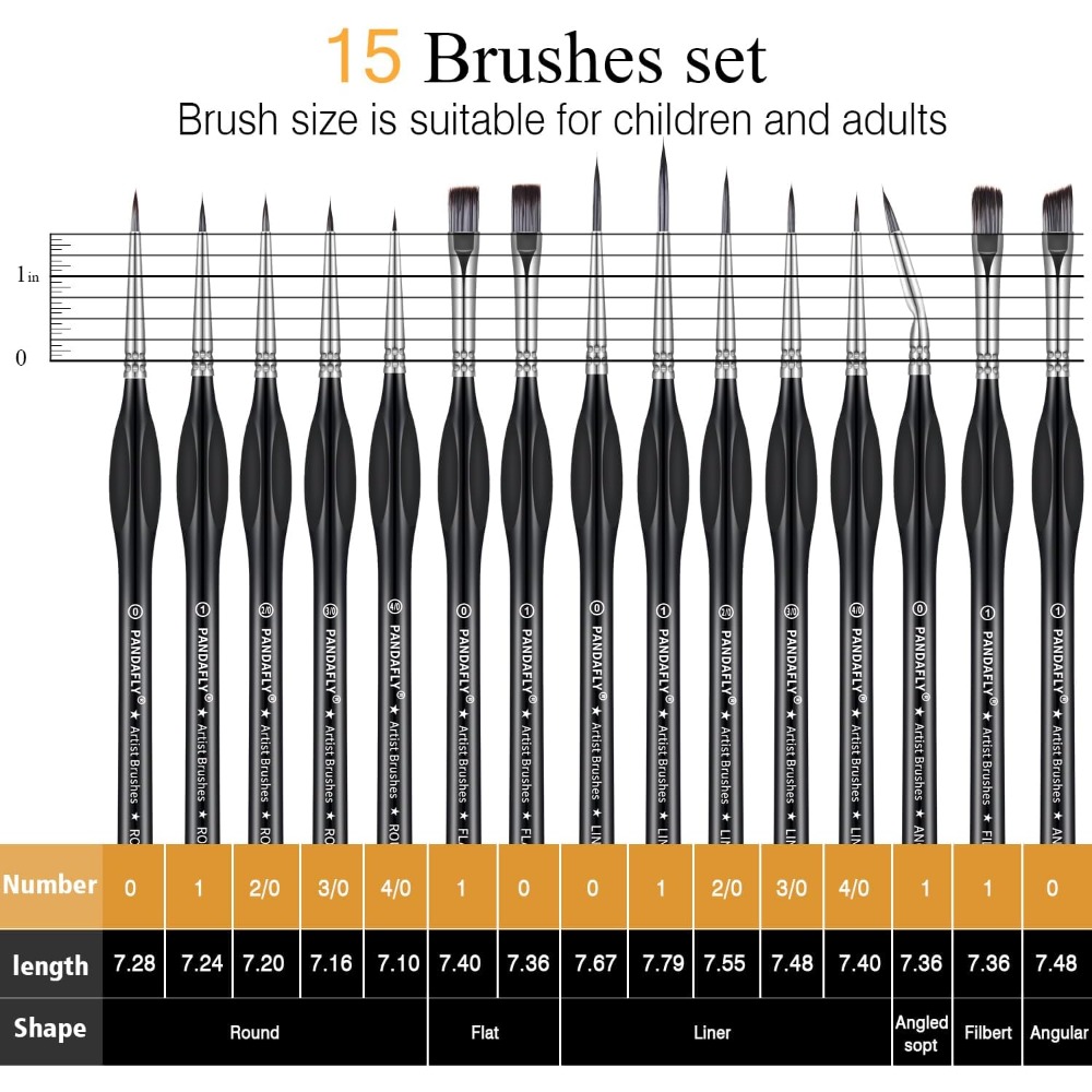 Professional Detail Paint Brus - đánh giá và giá Gouache Paint Set