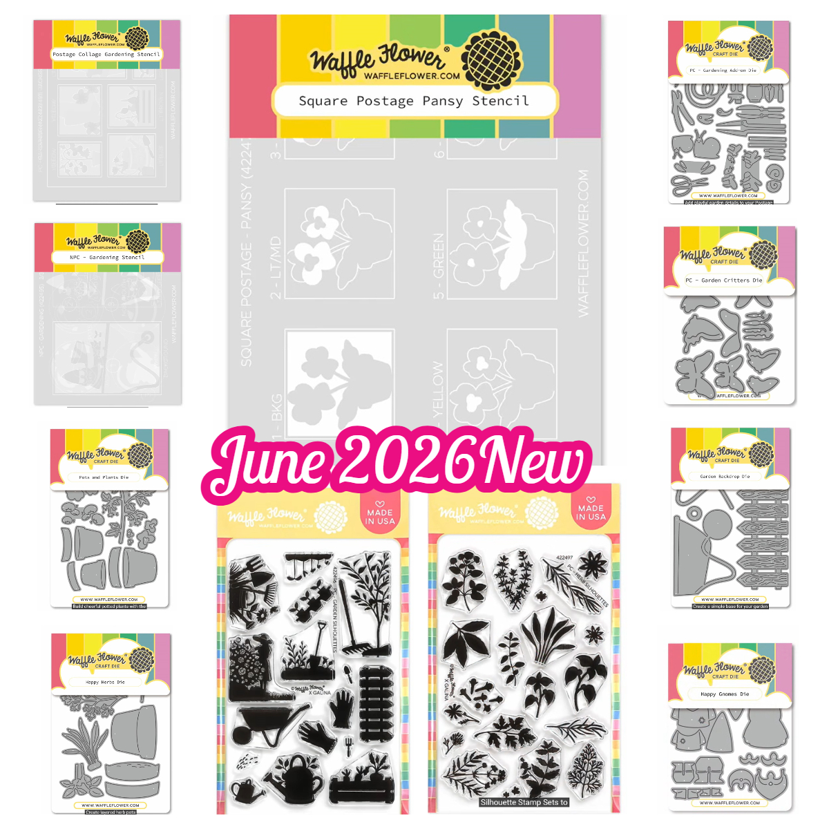 Gardening Add-On Die Set Metal - đánh giá và giá Rubber Stamp Blank