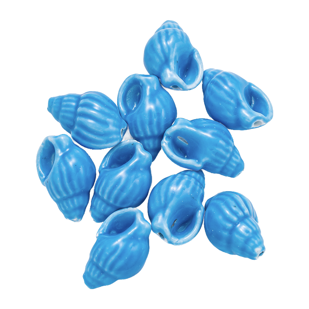 10Pcs Shell Sea Conch Ceramic  - đánh giá và giá Art Craft Accessories