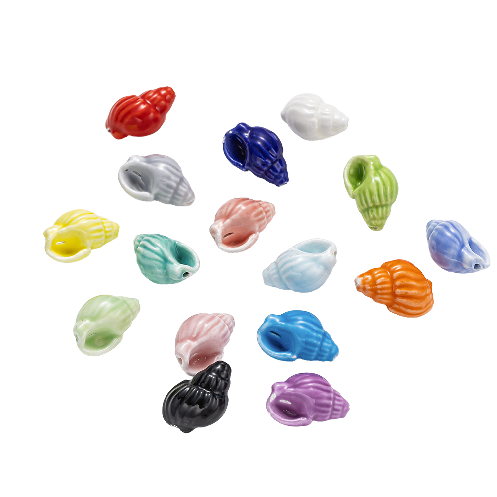 10Pcs Shell Sea Conch Ceramic  - đánh giá và giá Art Craft Accessories