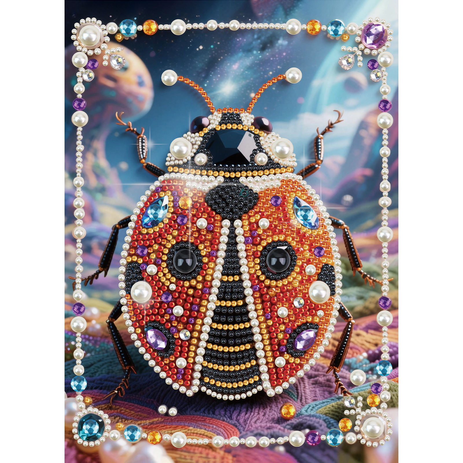 DIY Pearl Diamond Art Painting - đánh giá và giá Art Craft Ladybug