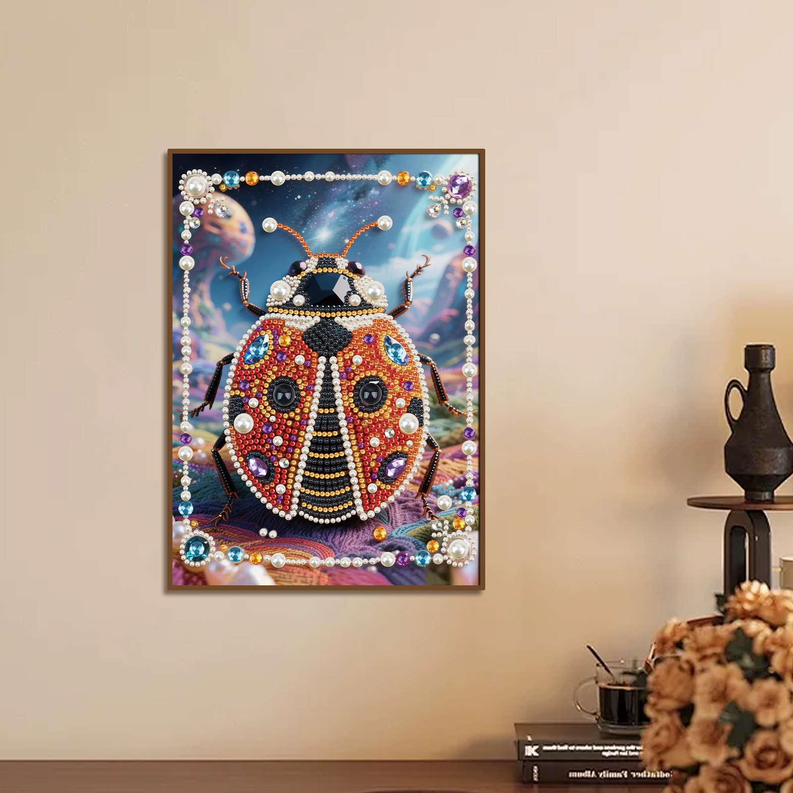 DIY Pearl Diamond Art Painting - đánh giá và giá Art Craft Ladybug