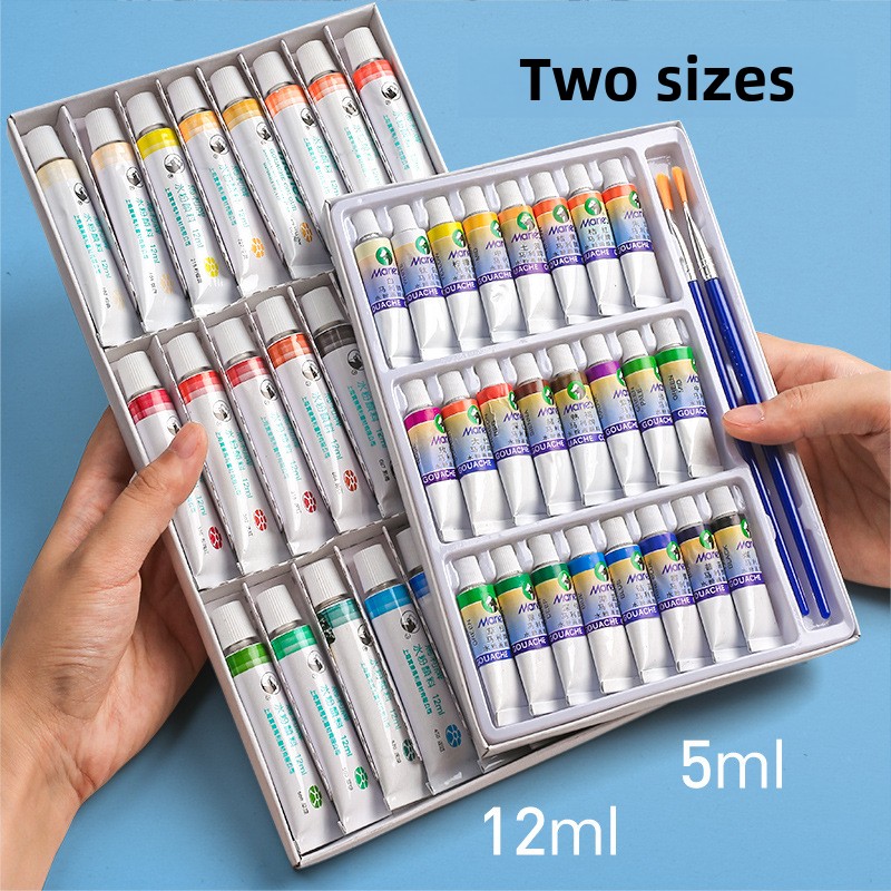 Maries Gouache Paint Set 24 Co - đánh giá và giá Gouache Paint Set