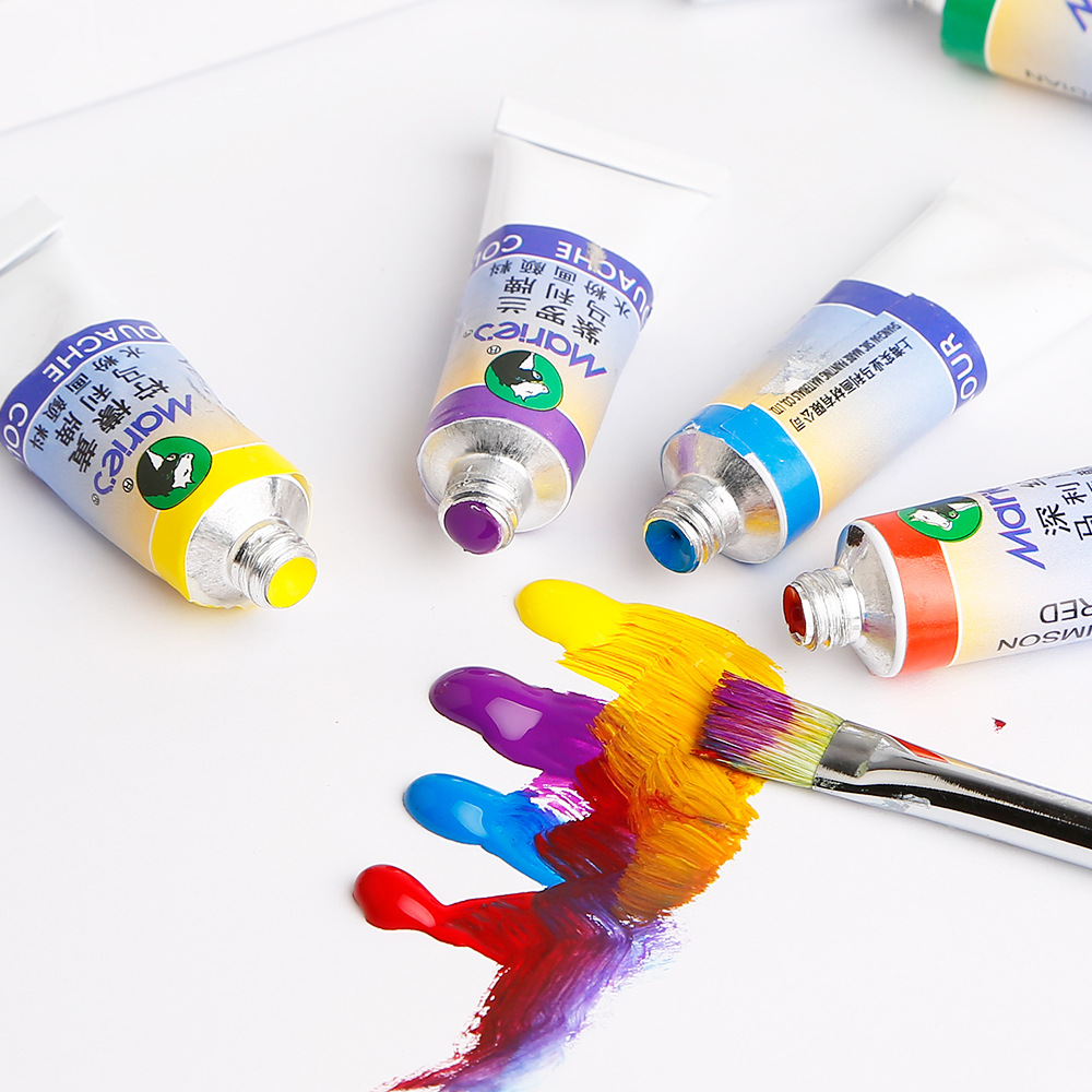 Maries Gouache Paint Set 24 Co - đánh giá và giá Gouache Paint Set
