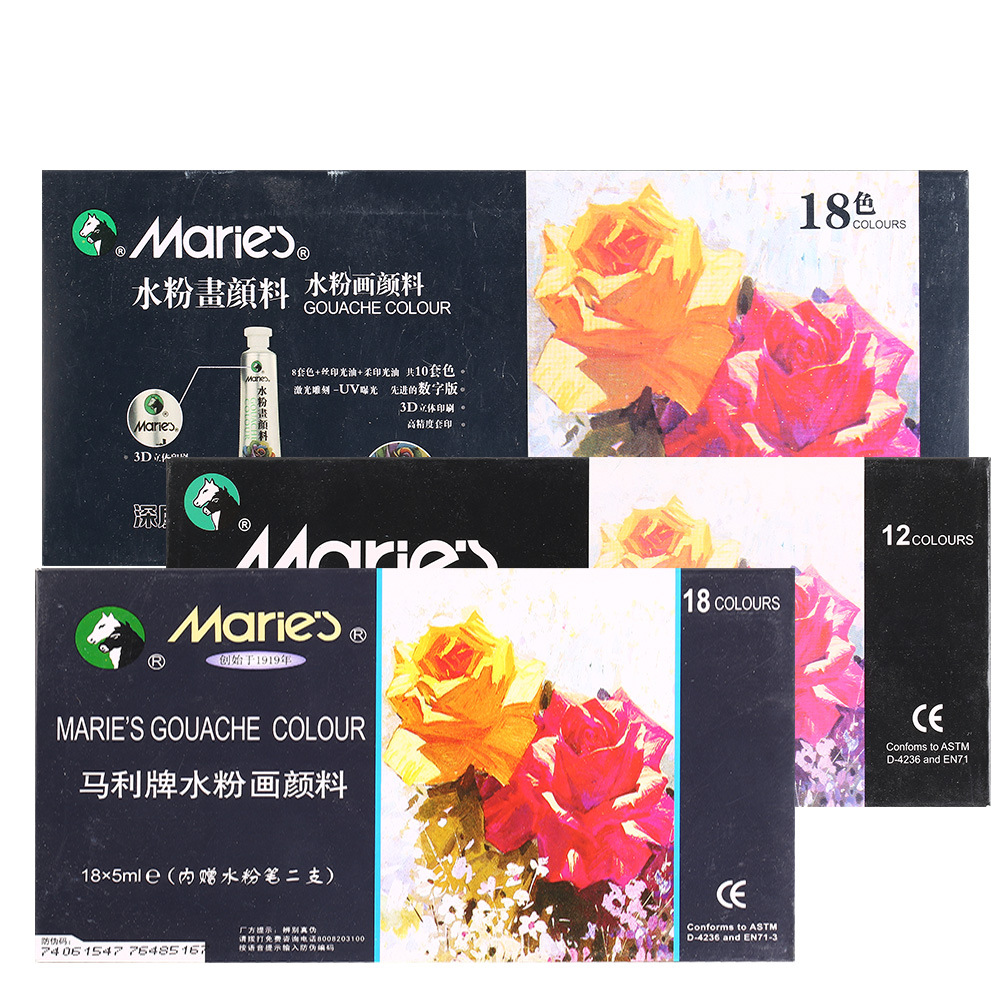 Maries Gouache Paint Set 24 Co - đánh giá và giá Gouache Paint Set