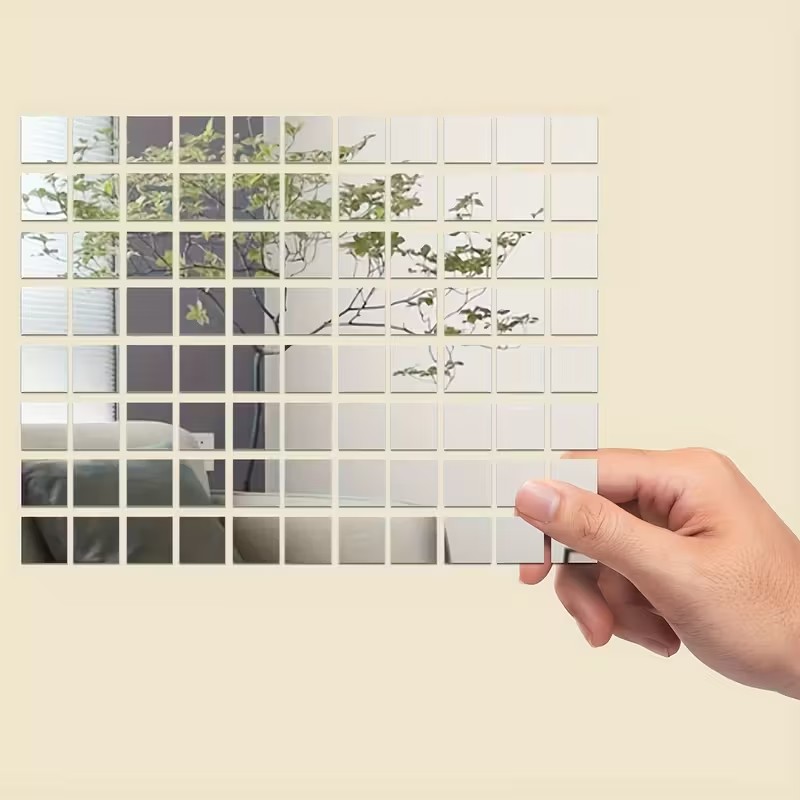 10*10MM 100Pcs Self-Adhesive G - đánh giá và giá Art Craft Mirror