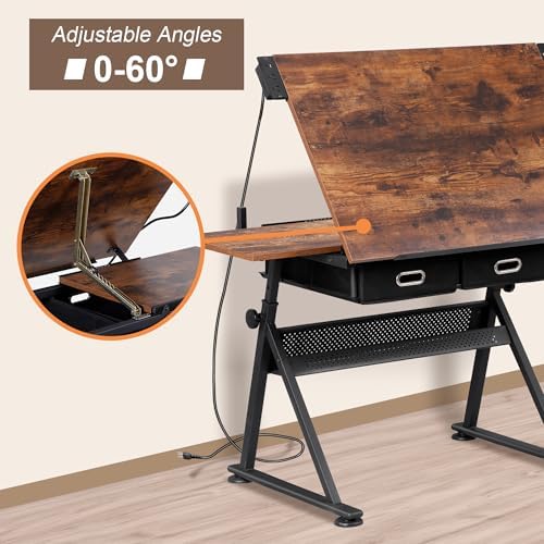 Adjustable Drafting Table with - đánh giá và giá Art & Craft Paper Ideas For Kids
