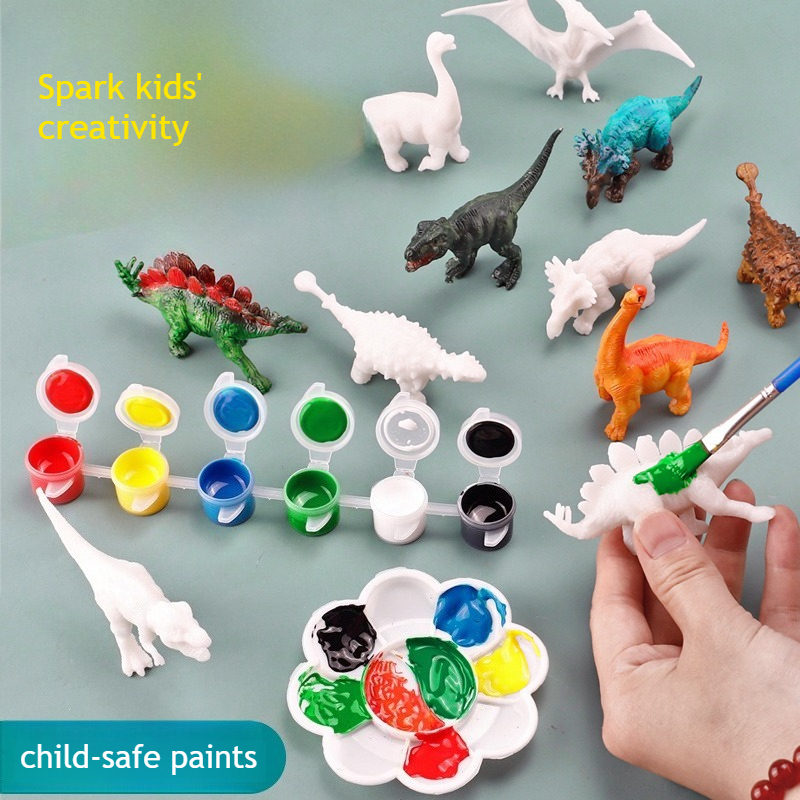 Paint Your Own Dinosaur Kit 8  - đánh giá và giá Art Craft For 3 Year Old