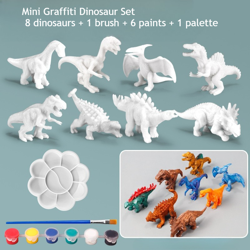 Paint Your Own Dinosaur Kit 8  - đánh giá và giá Art Craft For 3 Year Old