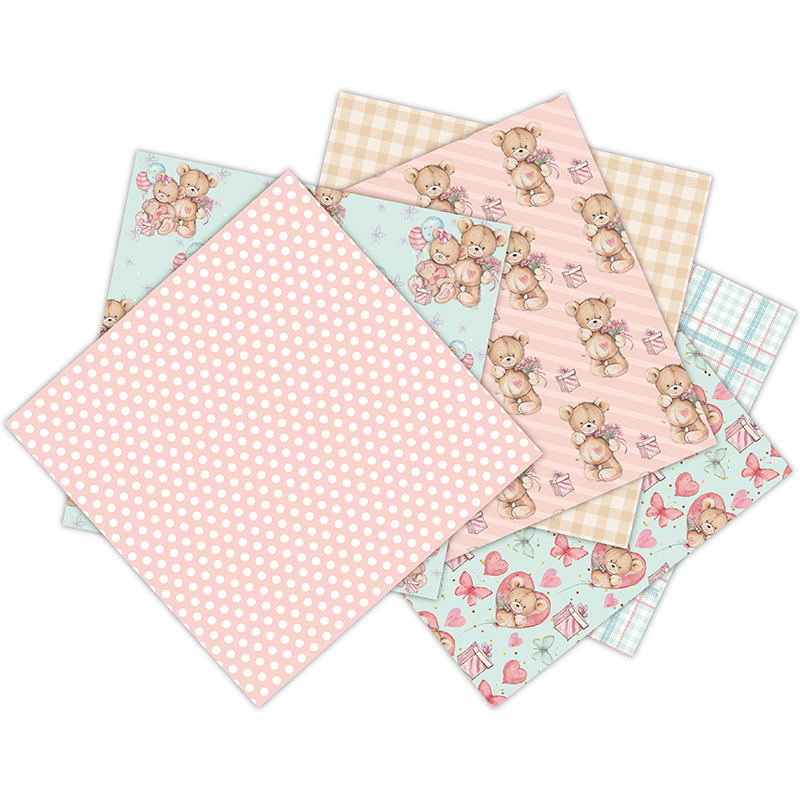 12 Sheets little bear Scrapboo - đánh giá và giá Art Craft Background