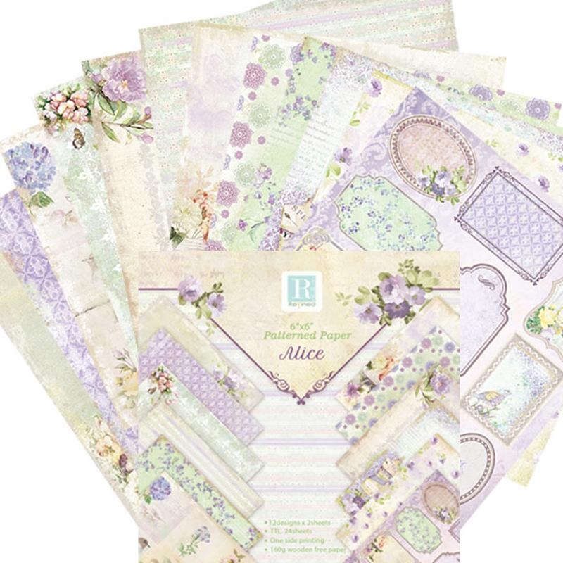 24 Sheets Light Purple Flower  - đánh giá và giá Art Craft Background