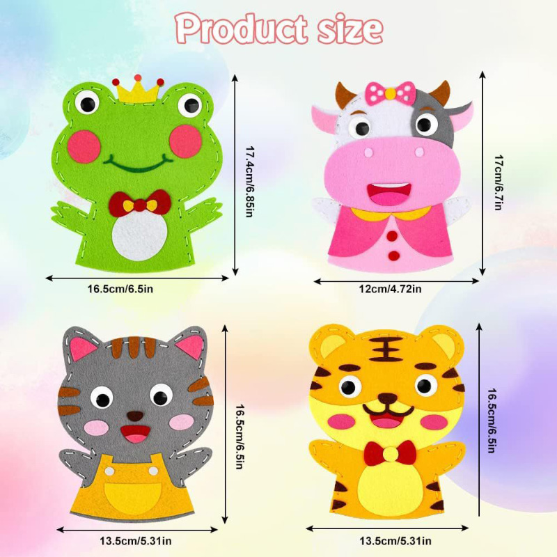 Cute Cartoon Animal Hand Puppe - đánh giá và giá Art Craft For 3 Year Old