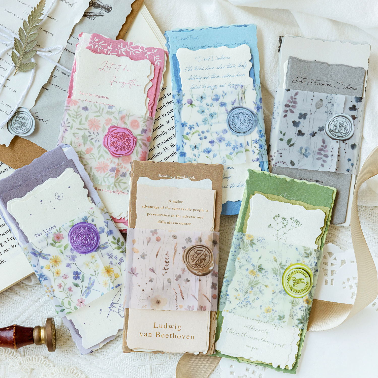 30pcs Retro Material Message D - đánh giá và giá Art Craft Background