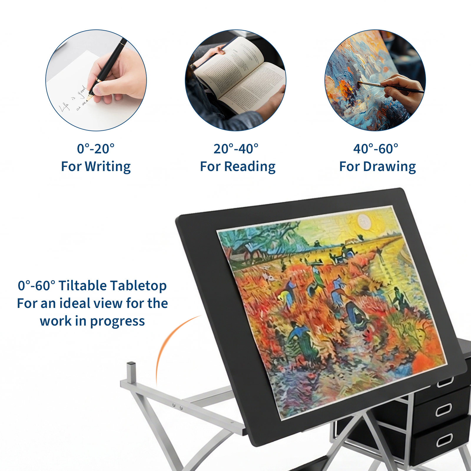 Drafting Table for Adults/Arti - đánh giá và giá Art Craft Furniture