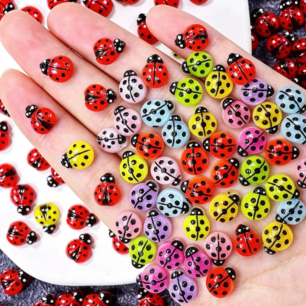 50Pcs Lovely Mixed Ladybug Nai - đánh giá và giá Art Craft Ladybug