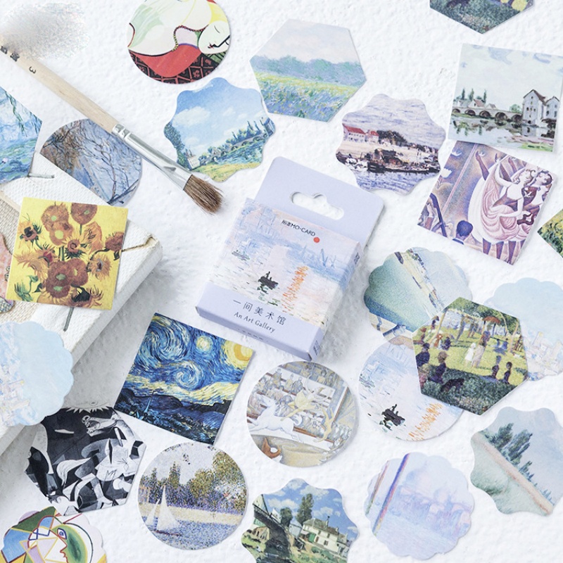 46pcs Art Museum Boxed Sticker - đánh giá và giá Art Craft Museum