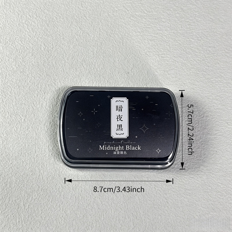 1pc Oil-Based Ink Pad, Colorfu - đánh giá và giá Rubber Stamp Blank